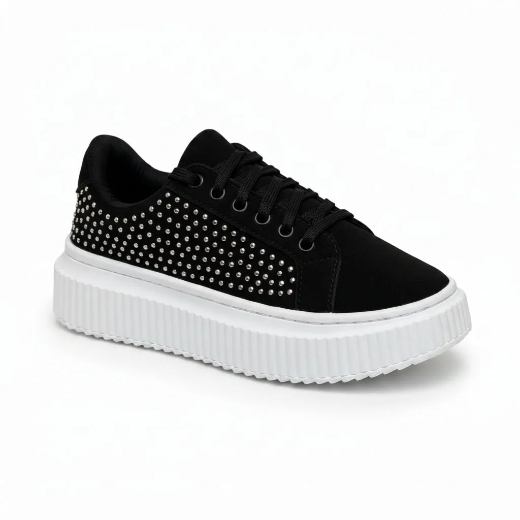 Tênis Casual Feminino Preto BX66