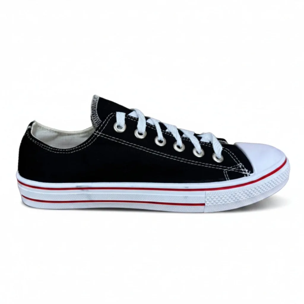 Tênis Casual Unissex Preto