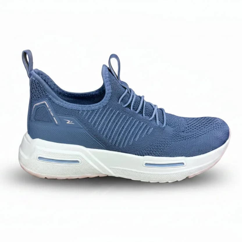 Tênis Feminino Slip On Adrun Azul